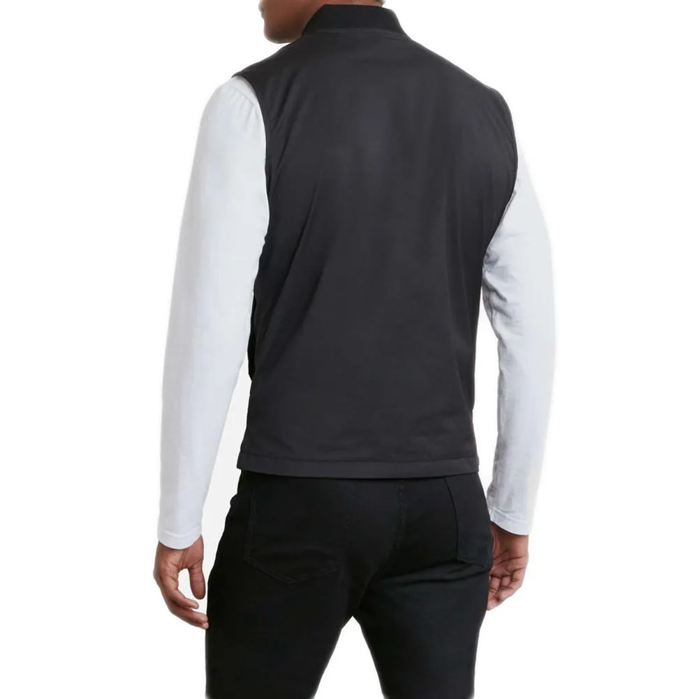Reaction Kenneth Cole Mens Black Dry Stretch Vest $89 NEW