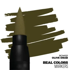 Real Colours Markers - Olive Drab