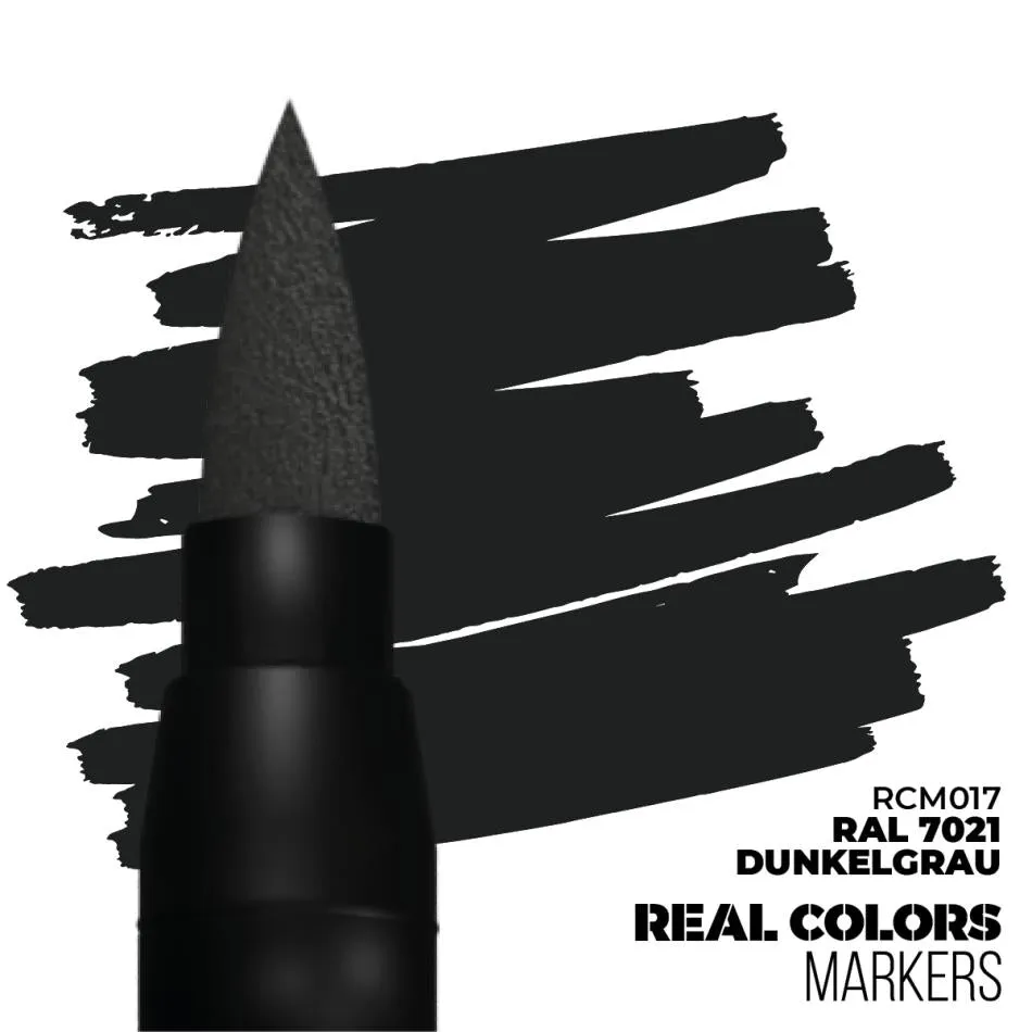 Real Colours Markers - Ral 7021 Dunkelgrau