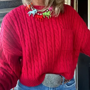 Rebel Red Sweater