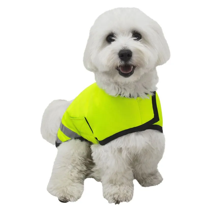 Reflector Waterproof Dog Coat by Hy Equestrian