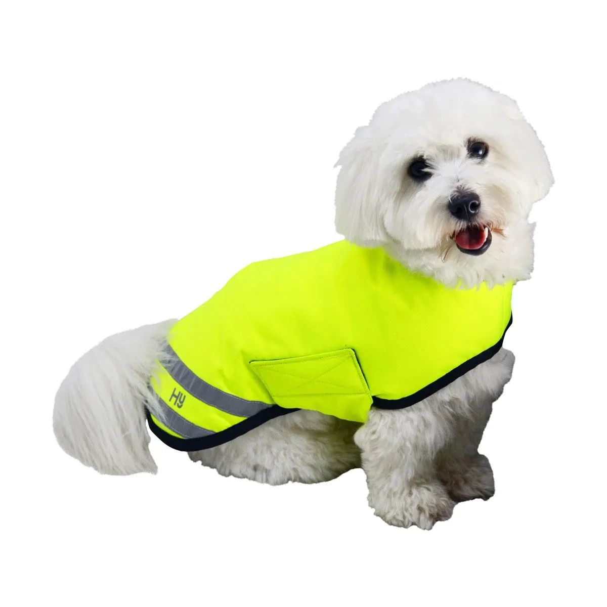 Reflector Waterproof Dog Coat by Hy Equestrian