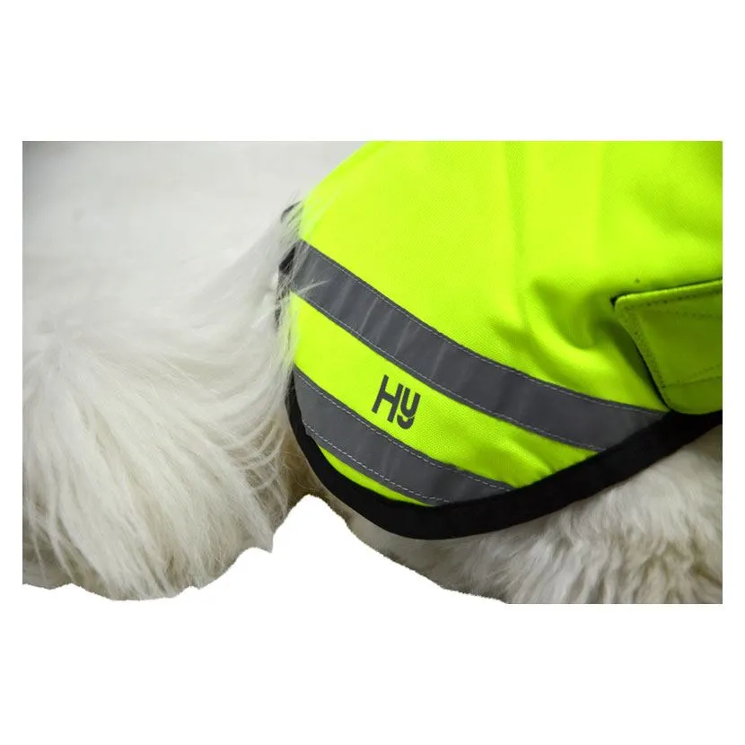 Reflector Waterproof Dog Coat by Hy Equestrian