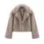 Reliable delivery Fluffy Chic Fur Female Gradient Women Fashion Luxury Winter Brand Fur  Street Coat Jacket Faux Girls Luxurious Outerwear Fox