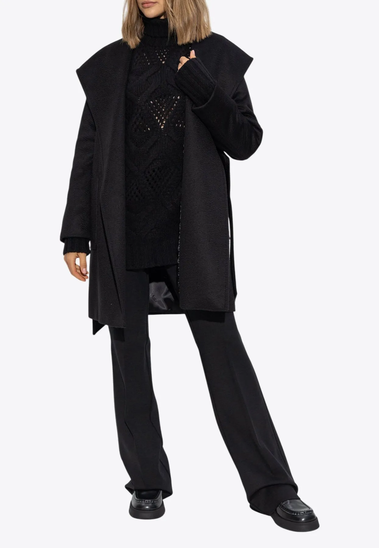 Rialto Wool Hooded Coat