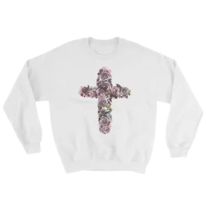 River Row Dark Floral Cross Sweatshirt