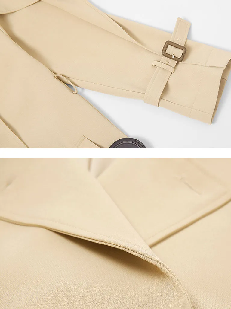 Ruffles Sleeve Long Chelsea Heritage Trench Coat