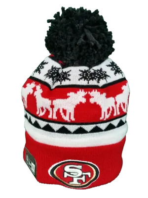San Francisco 49ers NFL Holiday Pom Toque