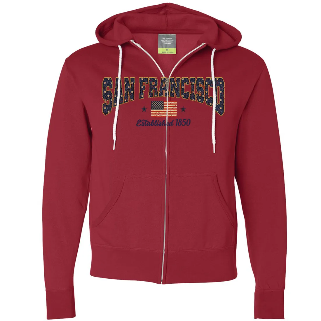 San Francisco Stars Zip-Up Hoodie