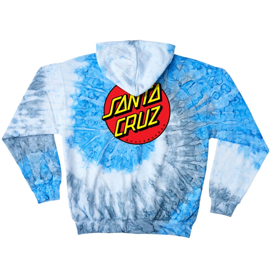 Santa Cruz Mens Classic Dot Zip Hoodie