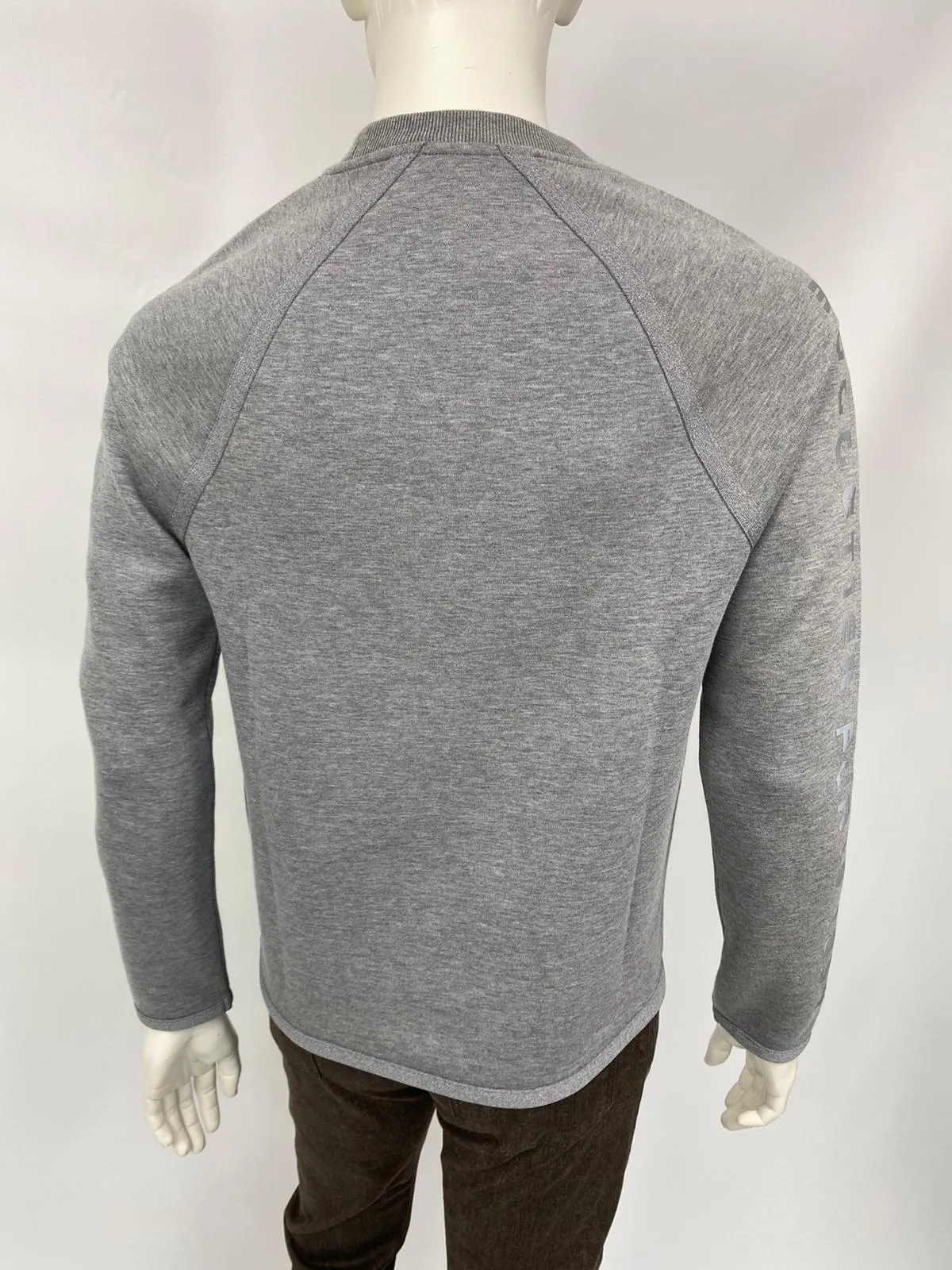 Scuba Style Sweater With Reflective Print