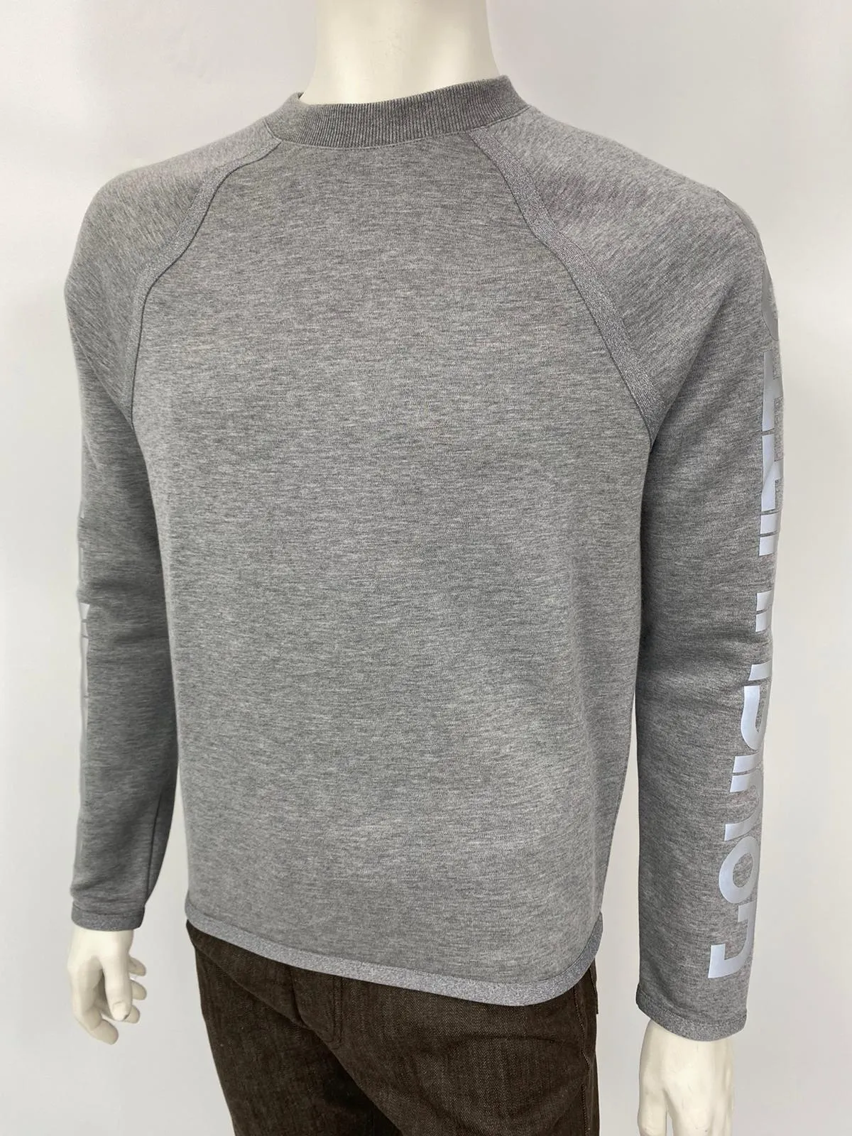 Scuba Style Sweater With Reflective Print