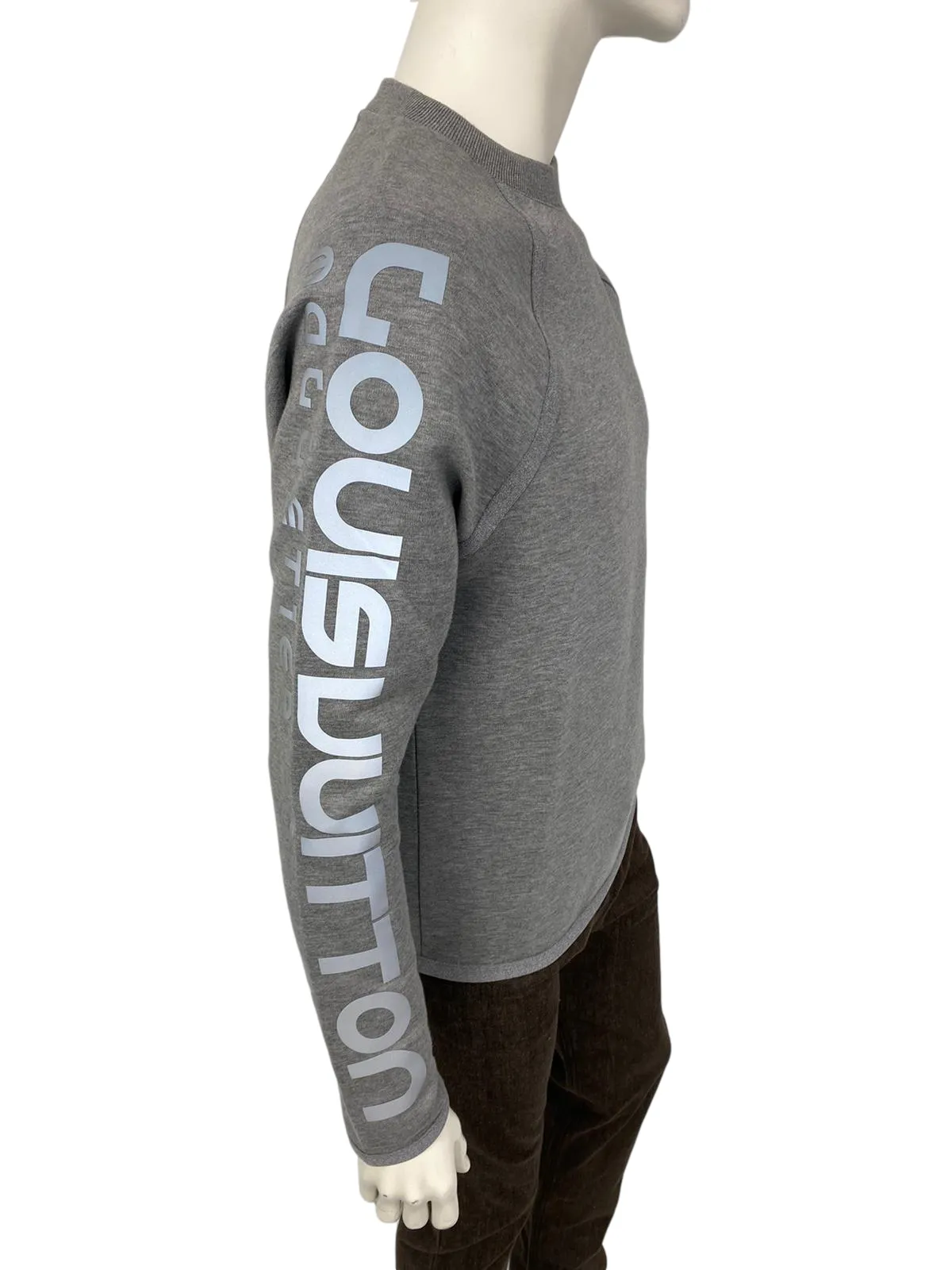 Scuba Style Sweater With Reflective Print
