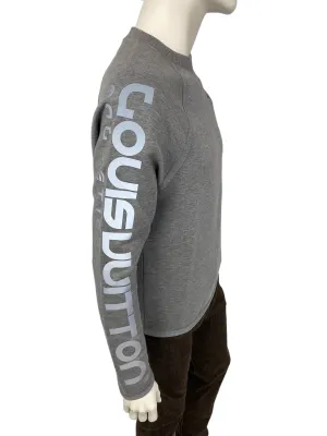 Scuba Style Sweater With Reflective Print