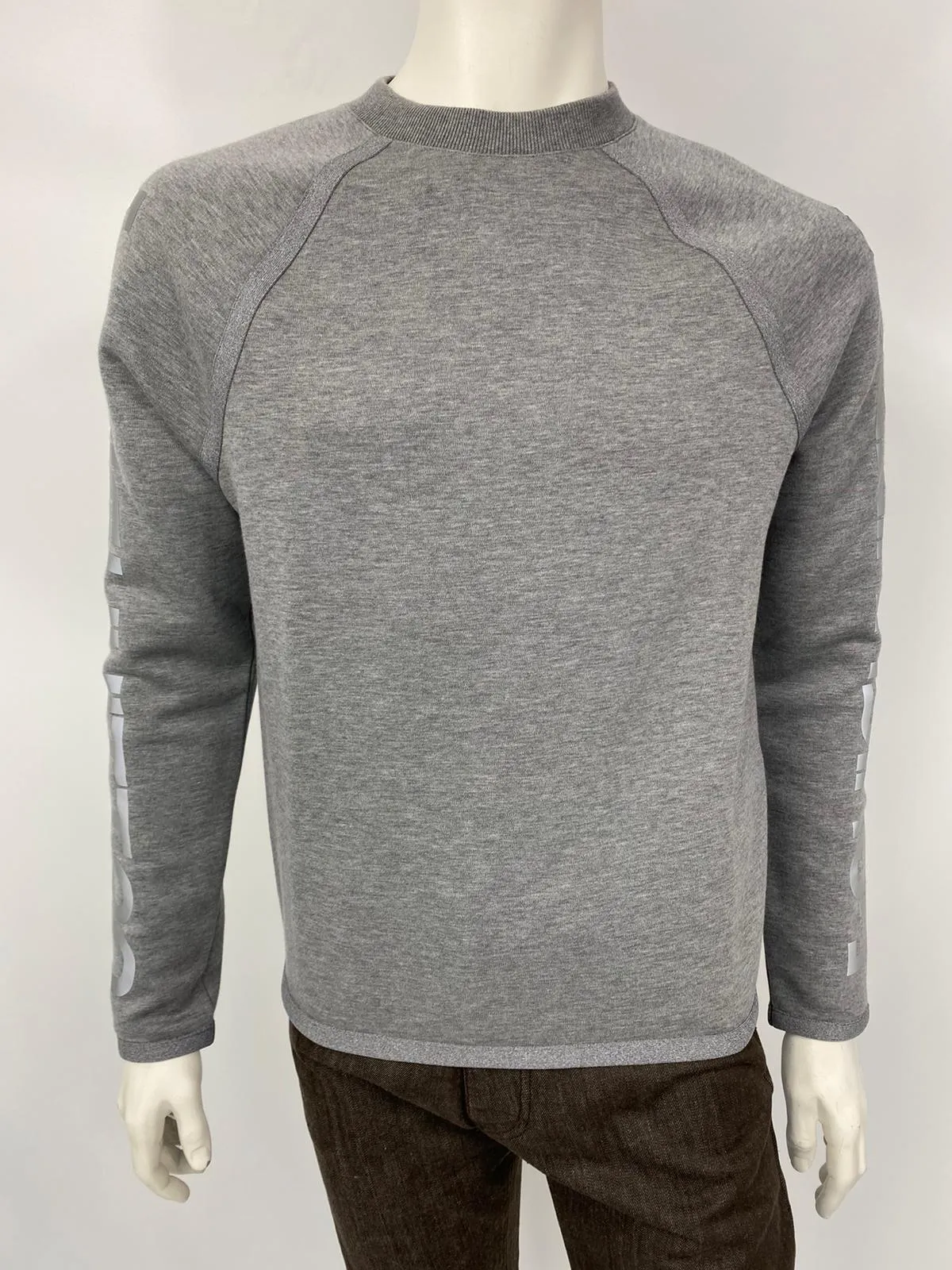 Scuba Style Sweater With Reflective Print