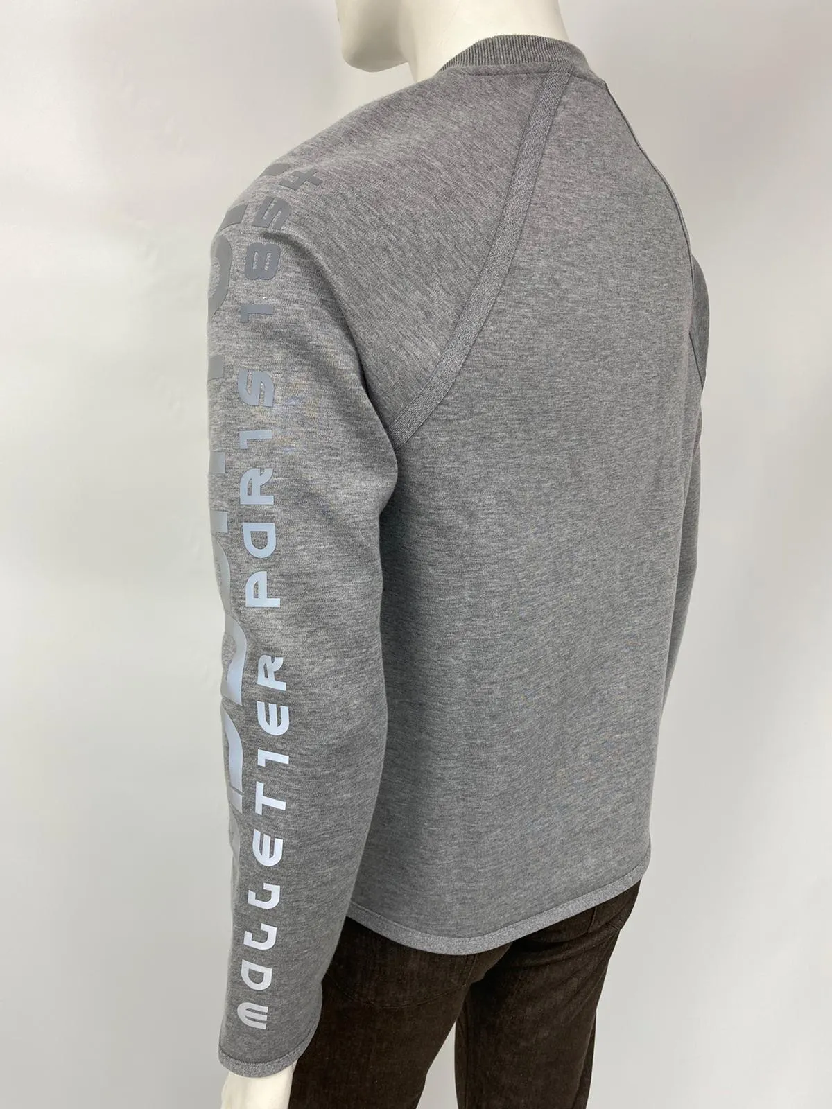 Scuba Style Sweater With Reflective Print