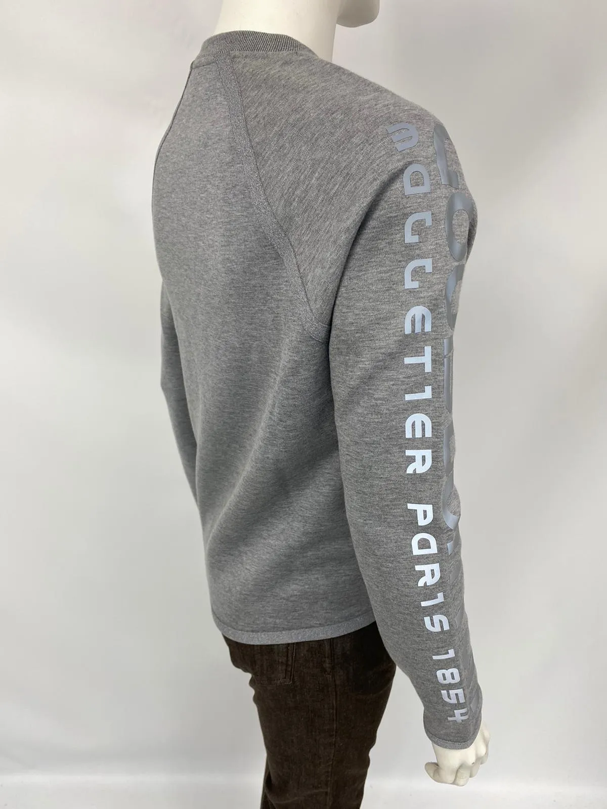 Scuba Style Sweater With Reflective Print