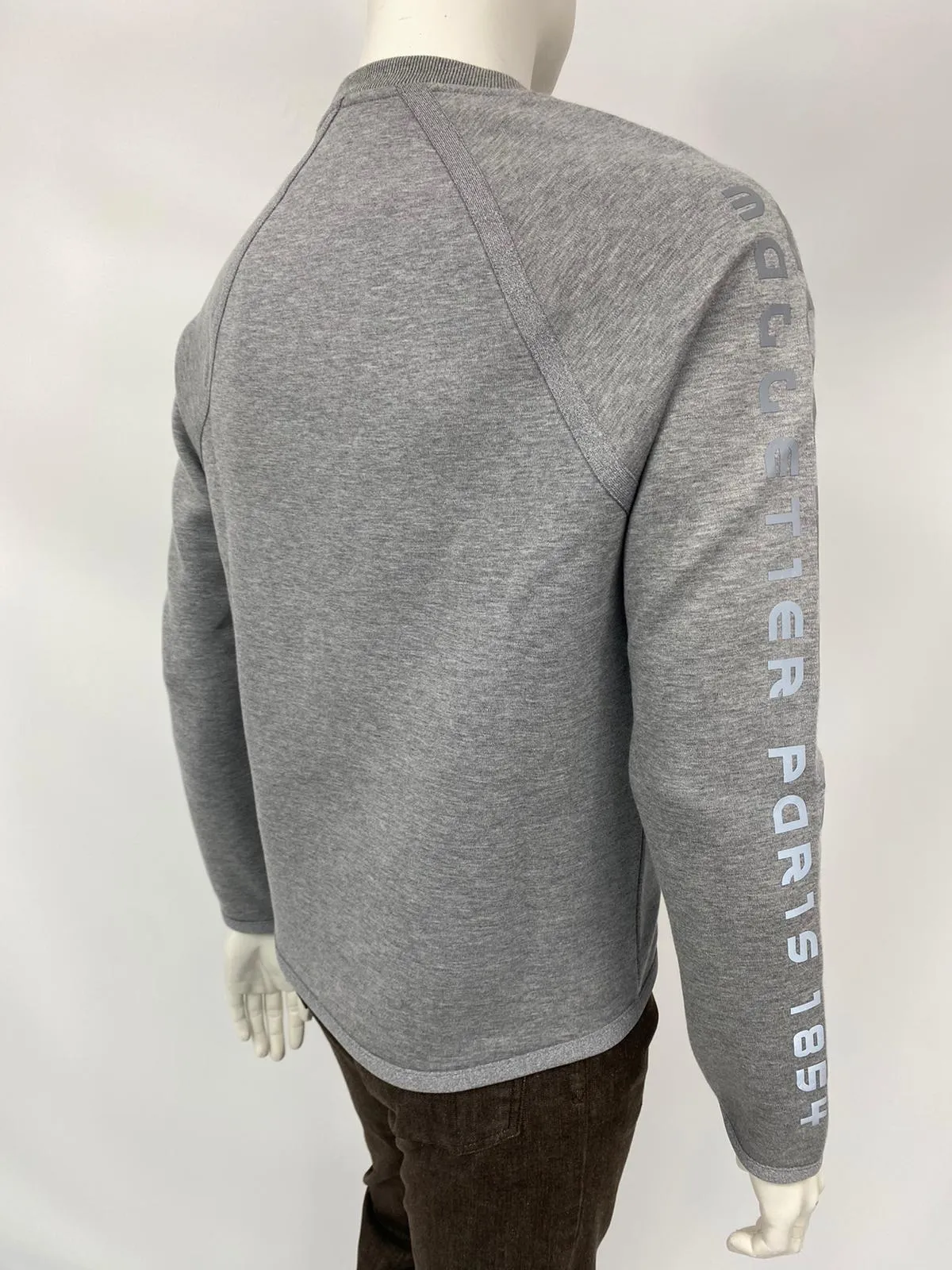 Scuba Style Sweater With Reflective Print