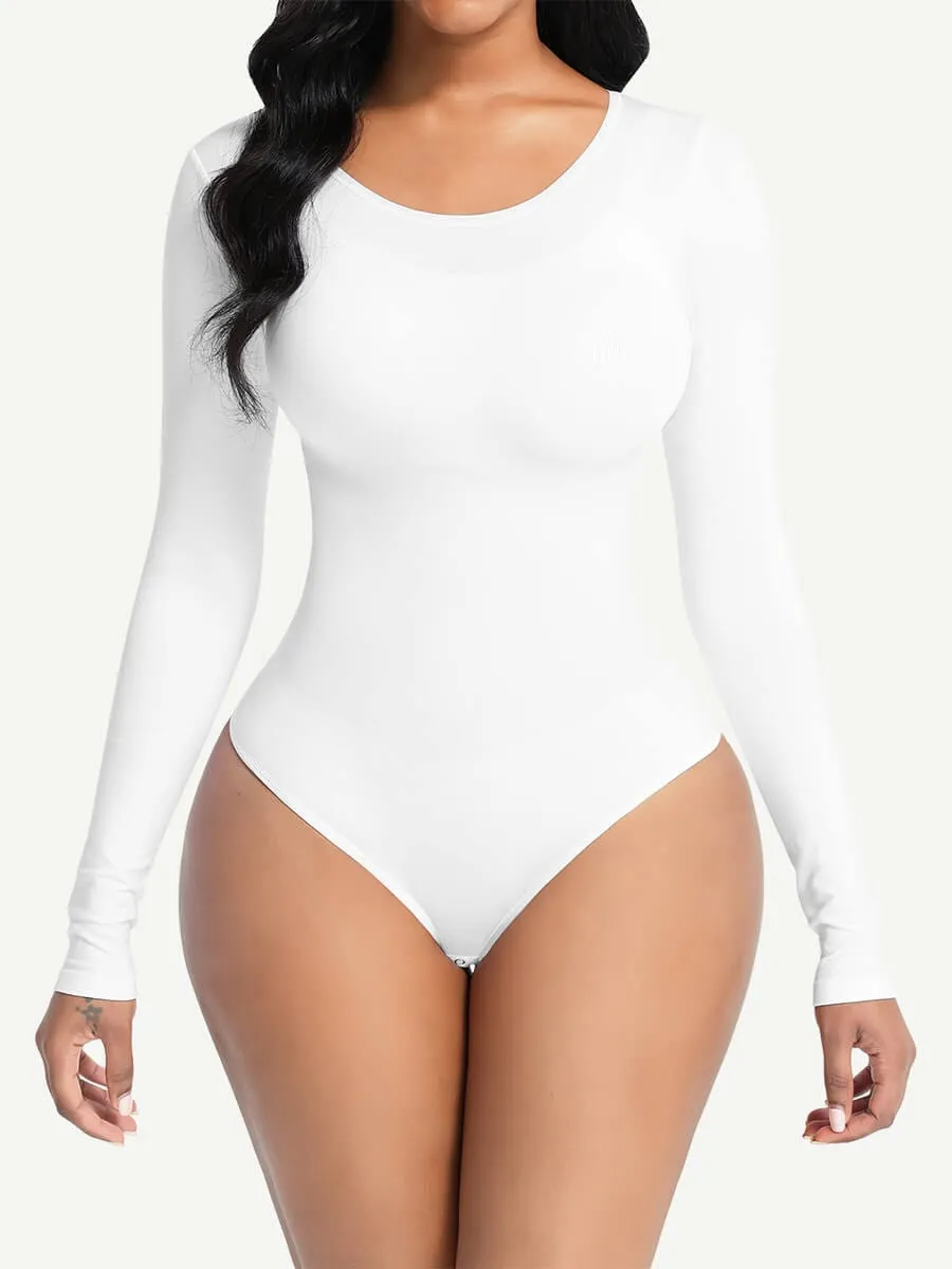 Seamless Long Sleeve Tummy-Toning Bodysuit