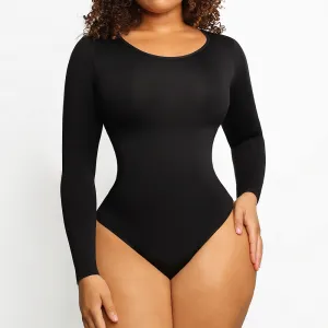 Seamless Long Sleeve Tummy-Toning Bodysuit