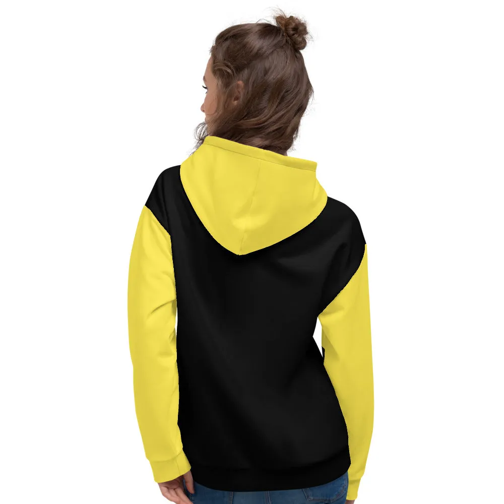 Shut TF Up Unisex Hoodie - Black/Yellow
