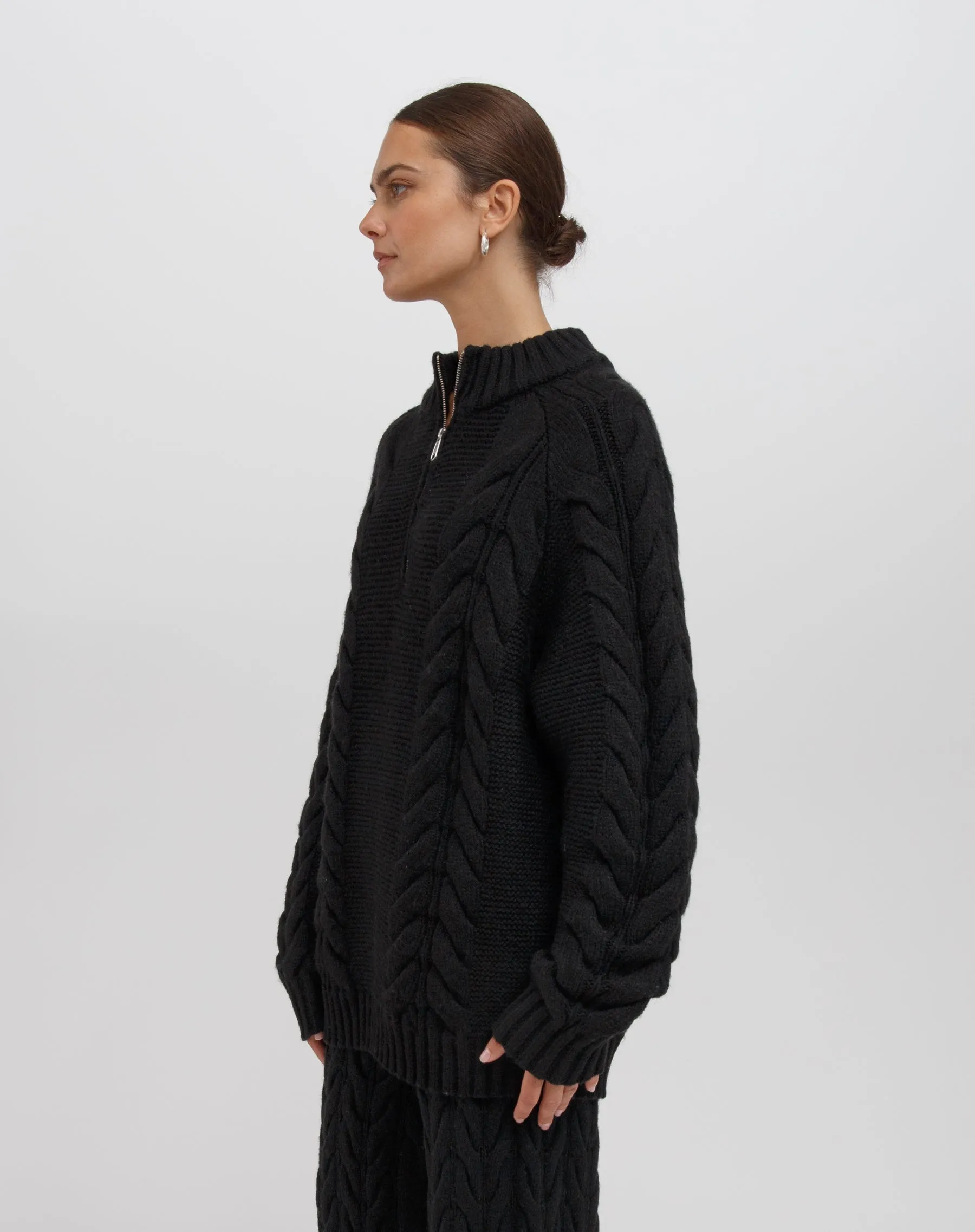 Sophie Knit Not Your Boyfriend's Half Zip