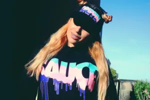 South Beach Sauce | Black Jersey Long Sleeve Hoodie