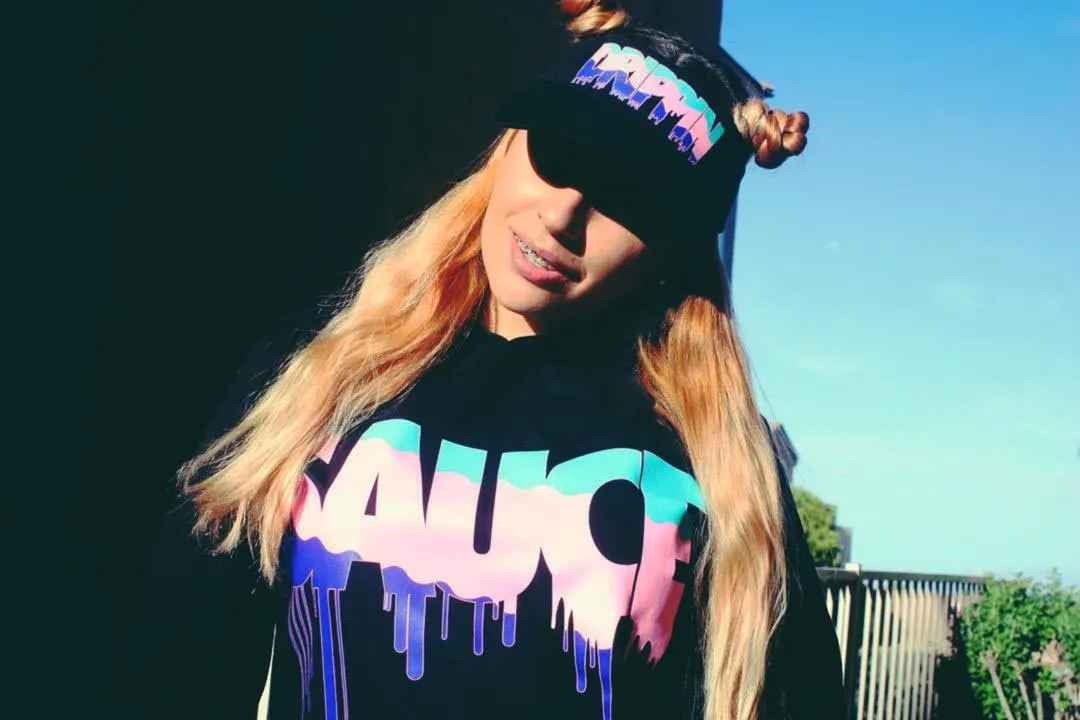 South Beach Sauce | Black Jersey Long Sleeve Hoodie