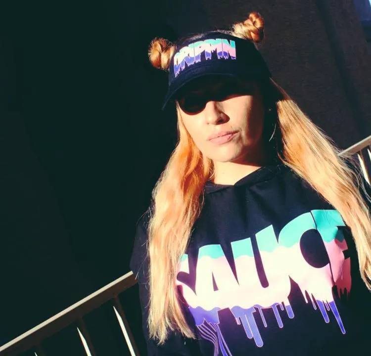 South Beach Sauce | Black Jersey Long Sleeve Hoodie