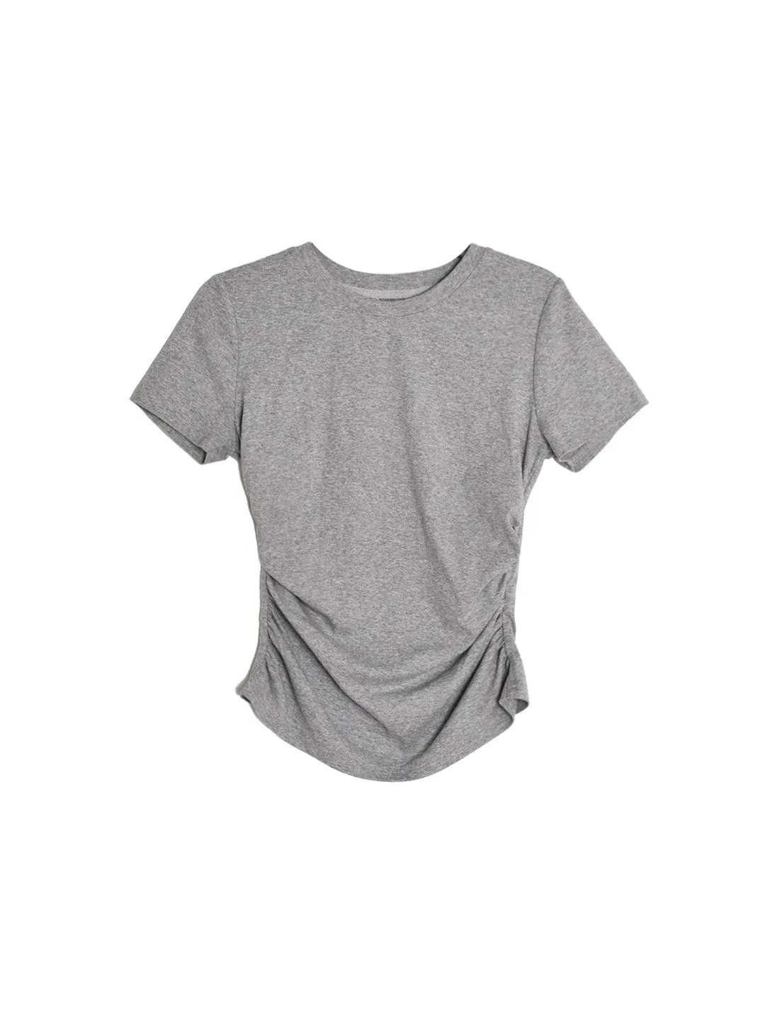 Stella Round Neck Cotton T-shirt - Pink