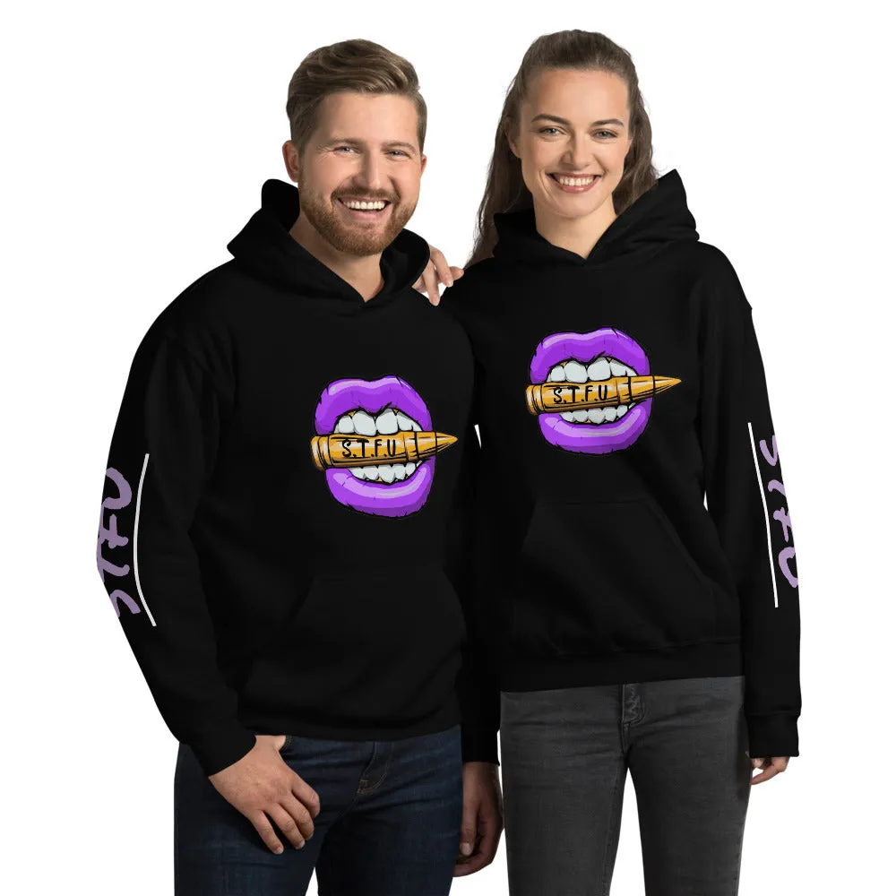 STFU Electric Purple Logo Unisex Hoodie