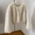 Thick Cost-efficient Overcoats Chic Winter Coat Fashion Jacket Fur Warm Raccoon Blogger Girls Cropped Fluffy Fox  Trendy Reduced Women Faux Street