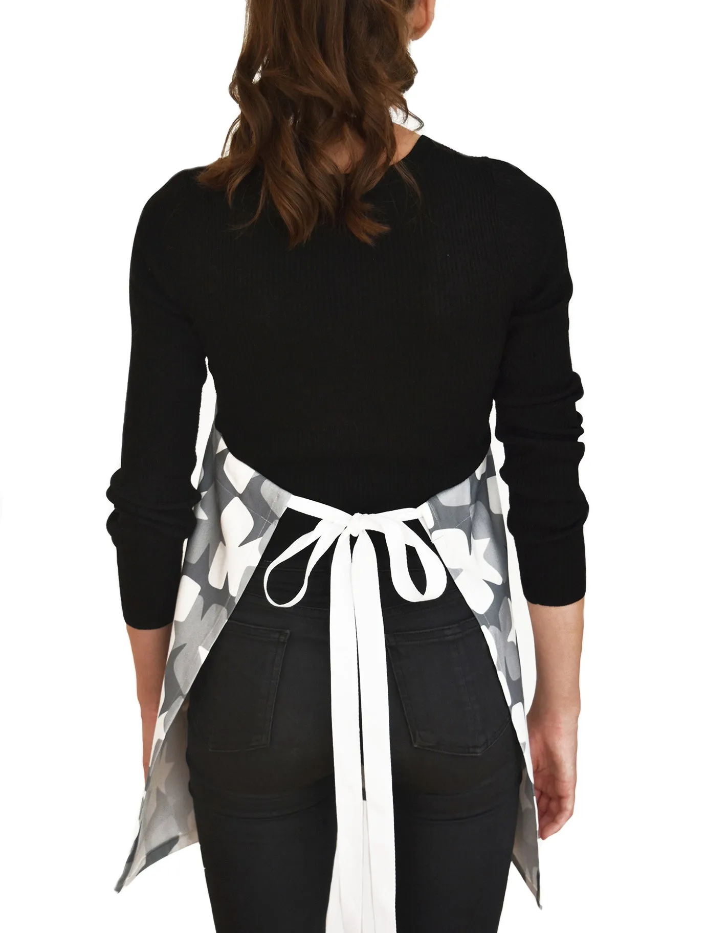Tilt Linen Cotton Apron – Charcoal