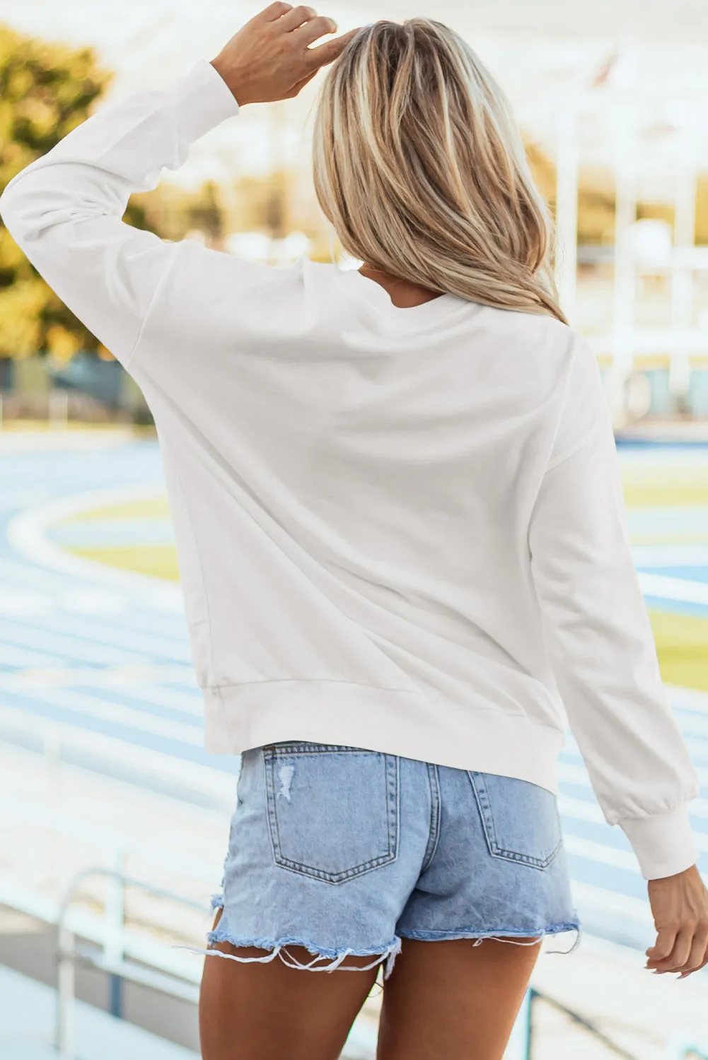 Tinsel Game Day Graphic Sweatshirt