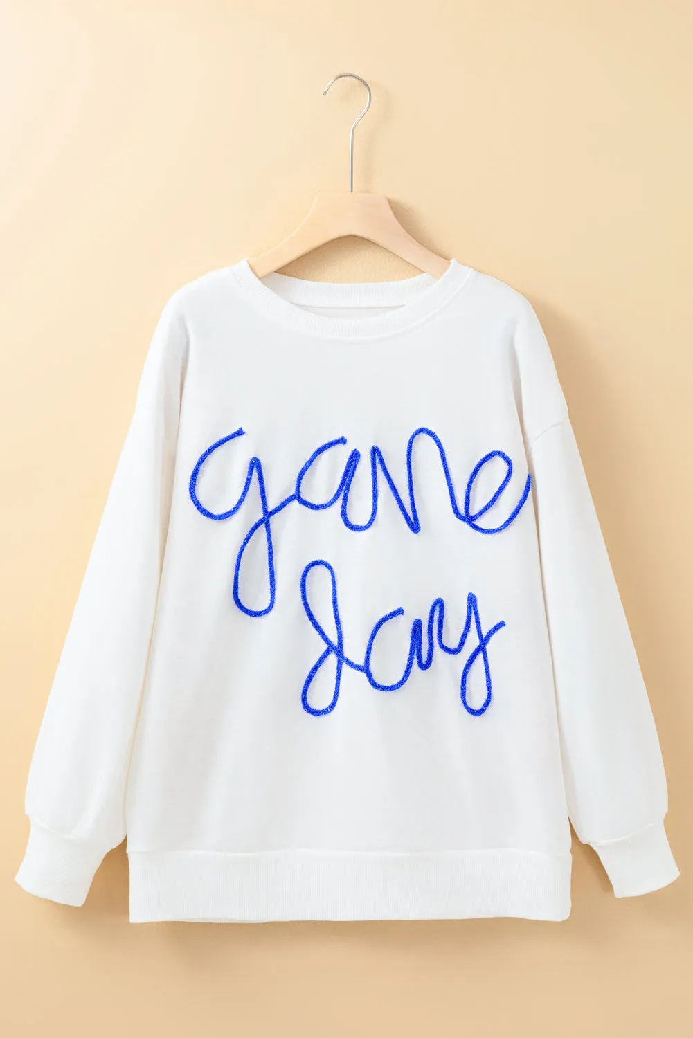 Tinsel Game Day Graphic Sweatshirt