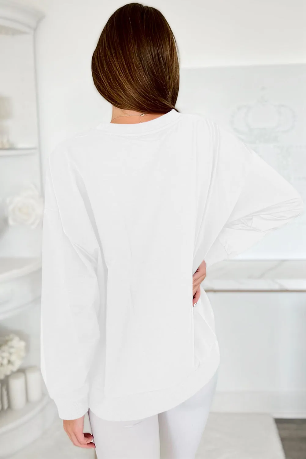 Tinsel Game Day Graphic Sweatshirt