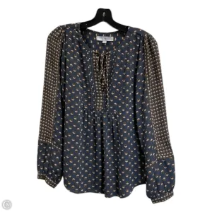 Top Long Sleeve By Loft In Grey, Size: Xs