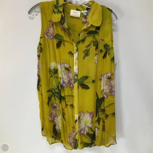 Top Sleeveless By Maeve In Floral Print, Size: 2x