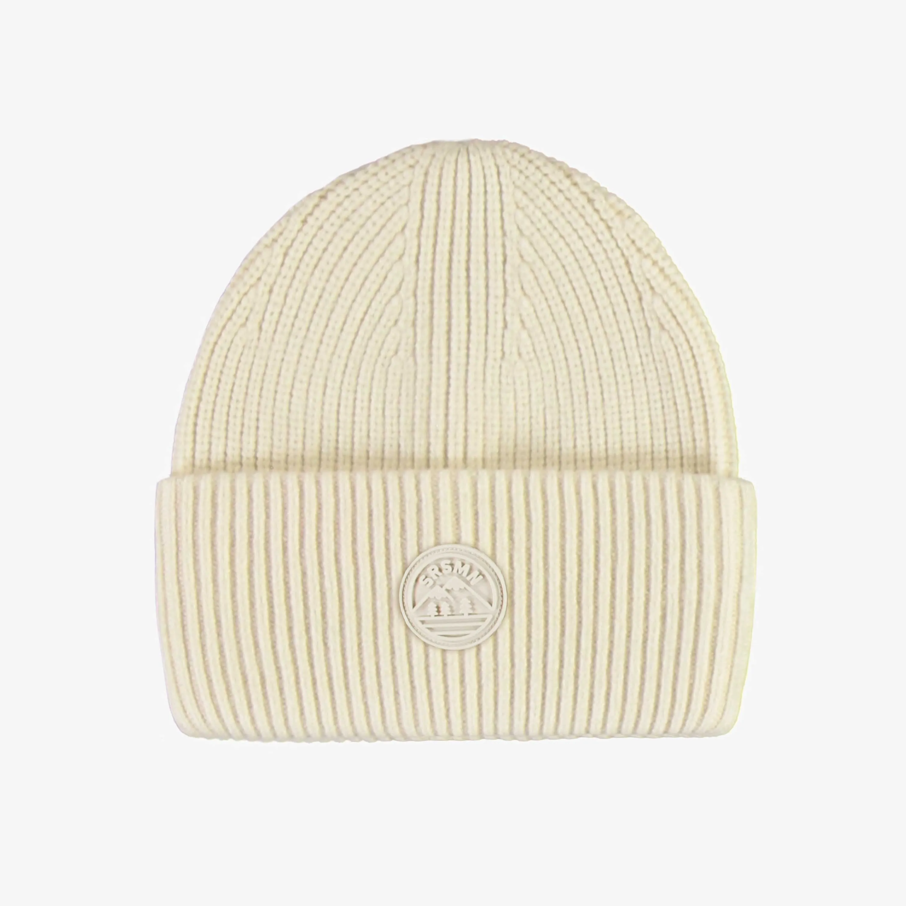 Tuque en tricot crème, enfant || Cream knit toque, child