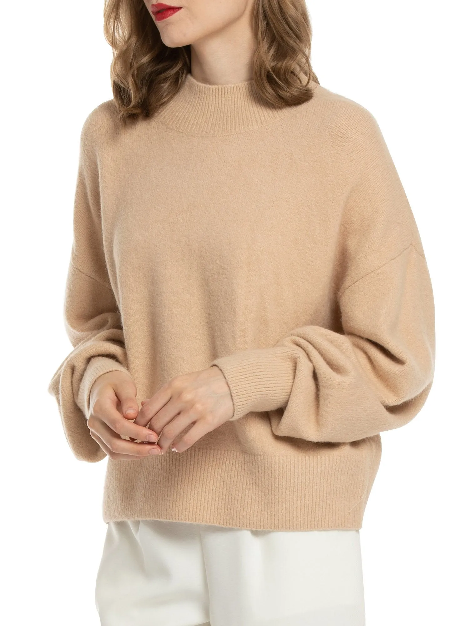 Turtleneck Pullover Sweater for women