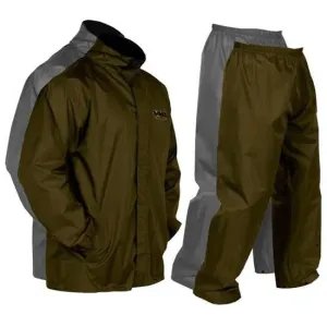 Vass Tackle Vass-Tex ‘Light’ Packaway Jacket and Trouser Set KHAKI