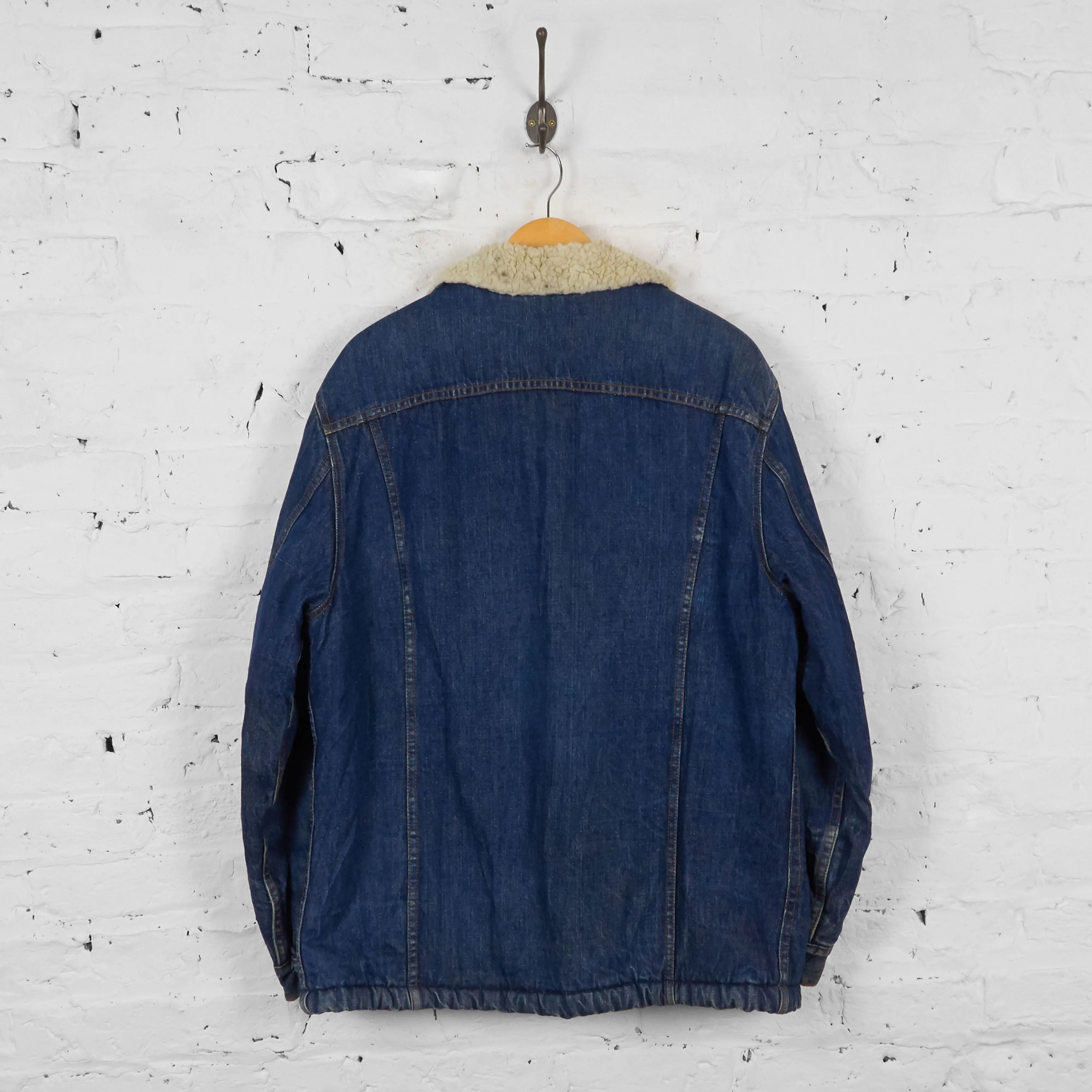 Vintage Levi's Fleece Lined Denim Jacket - Blue - XL