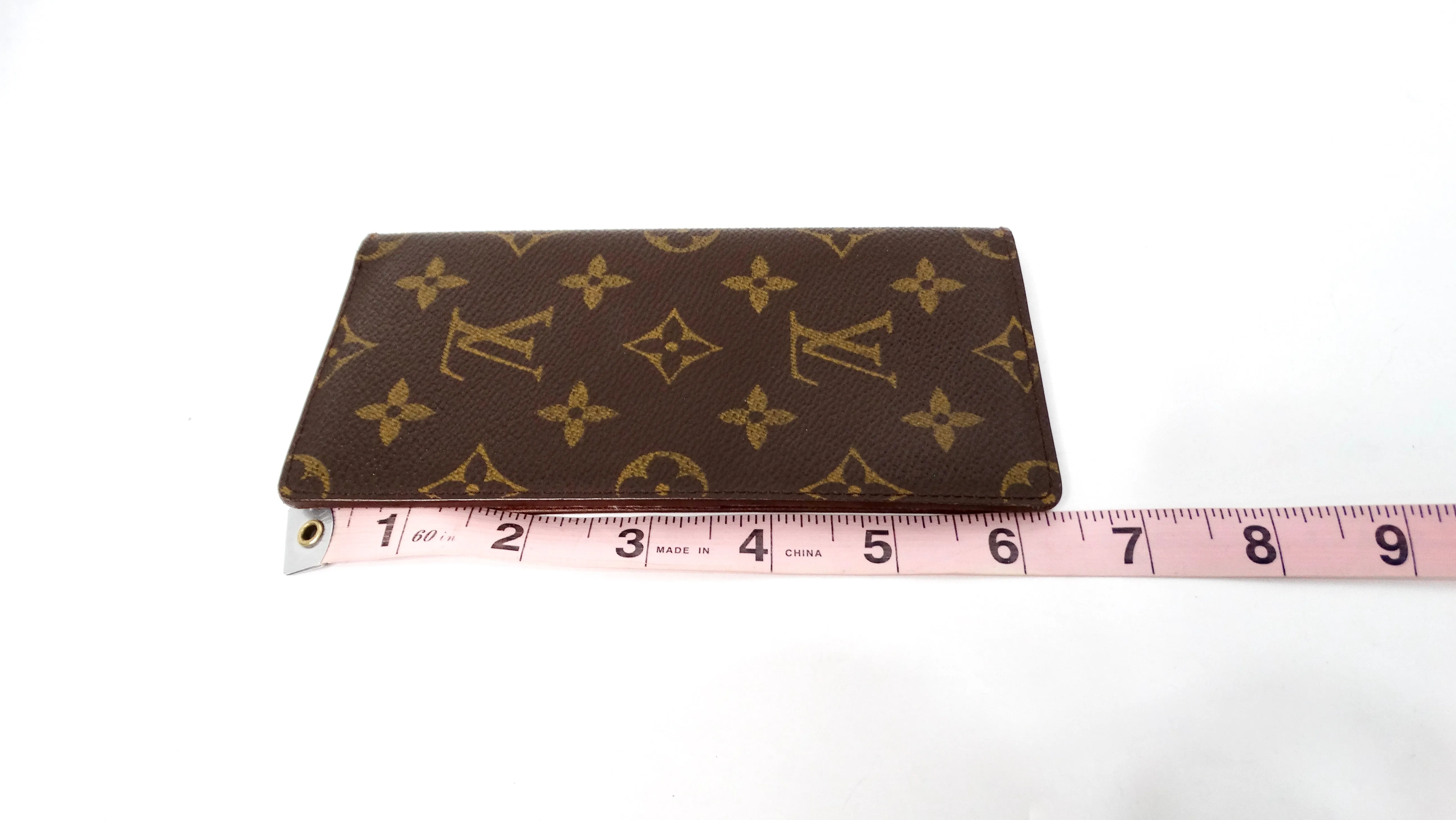 Vintage Louis Vuitton Brown Canvas Monogram Wallet