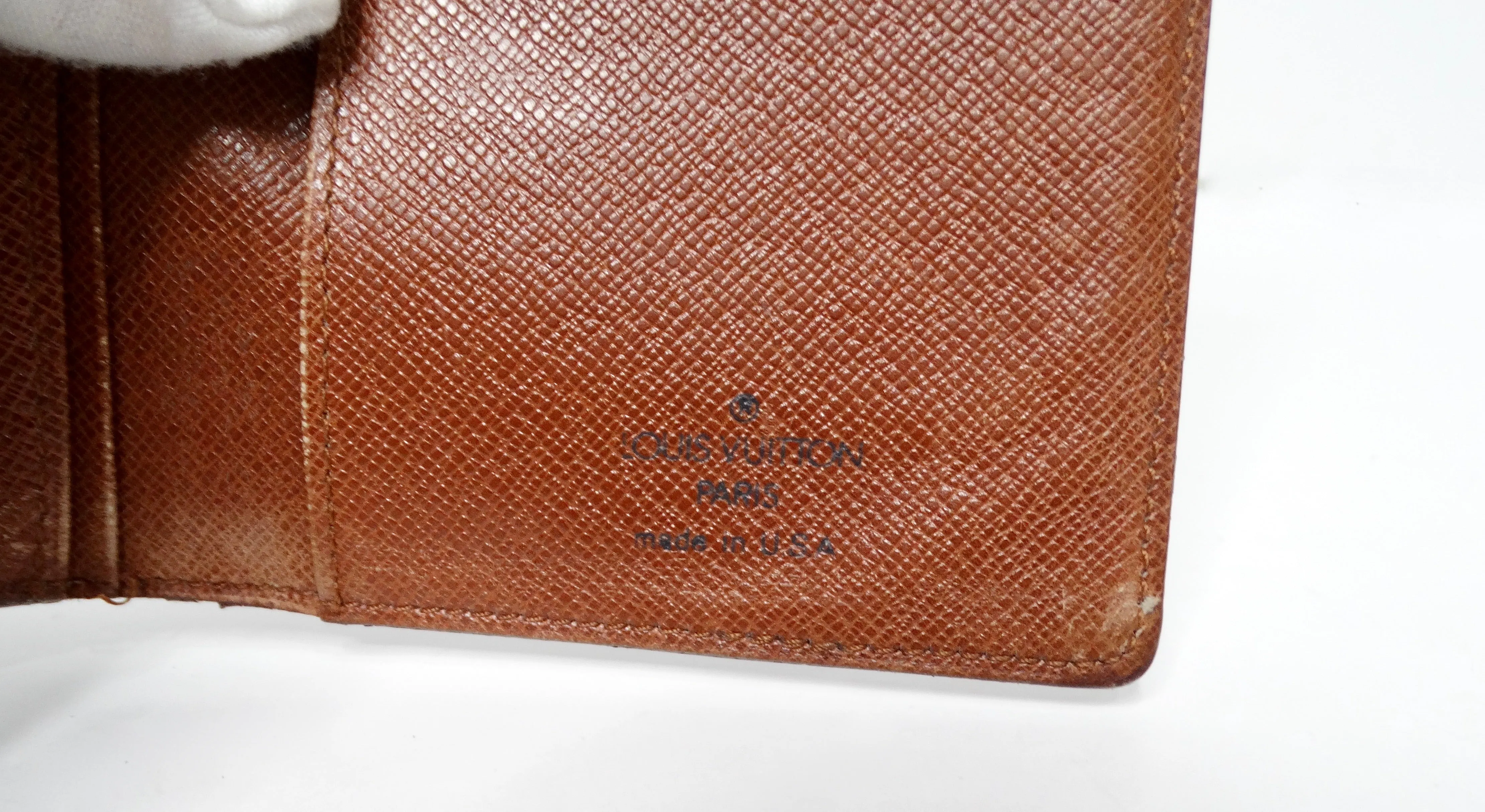 Vintage Louis Vuitton Brown Canvas Monogram Wallet