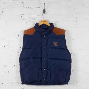 Vintage Naf Naf Gilet - Navy/Brown - XL