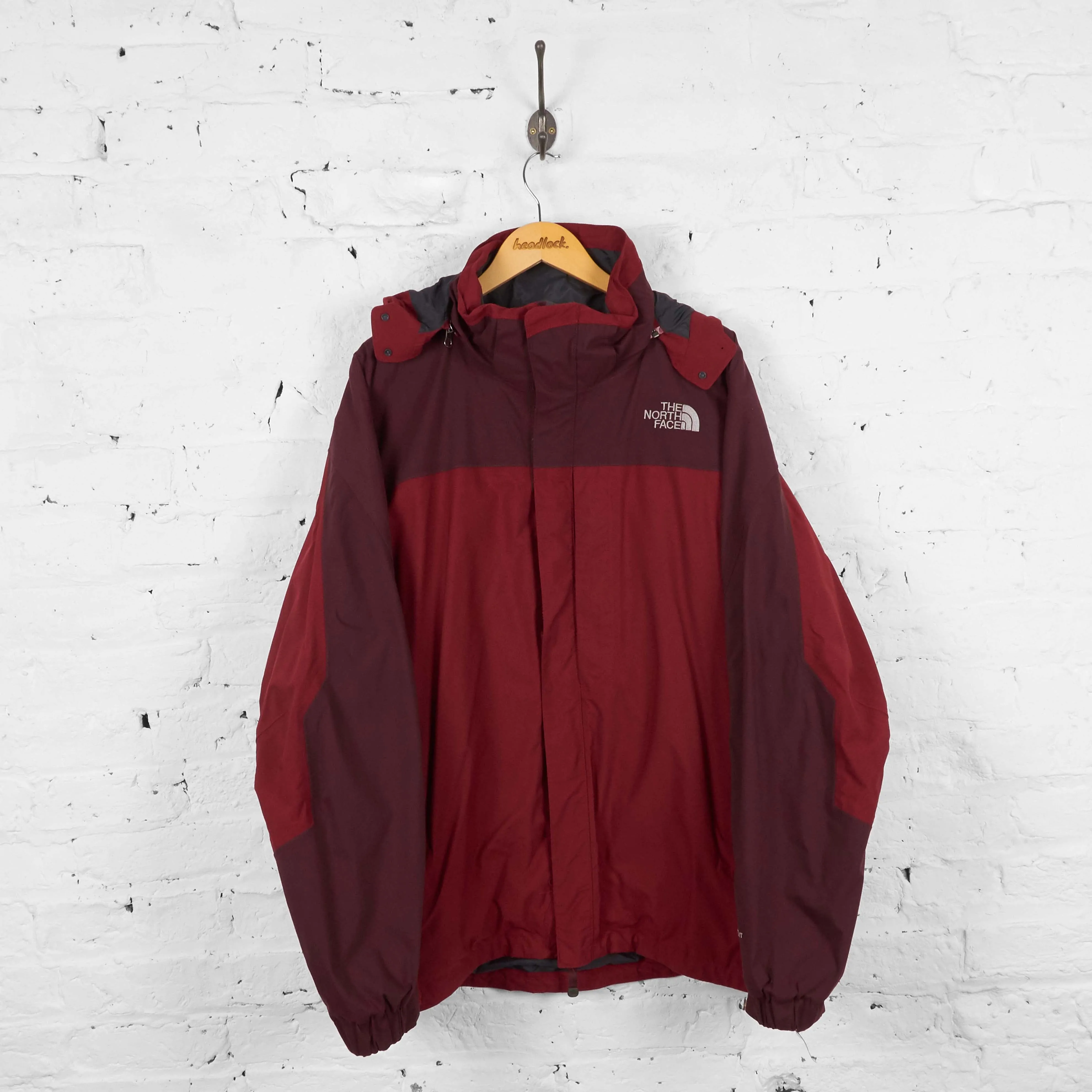 Vintage The North Face Hooded Coat - Red - XL