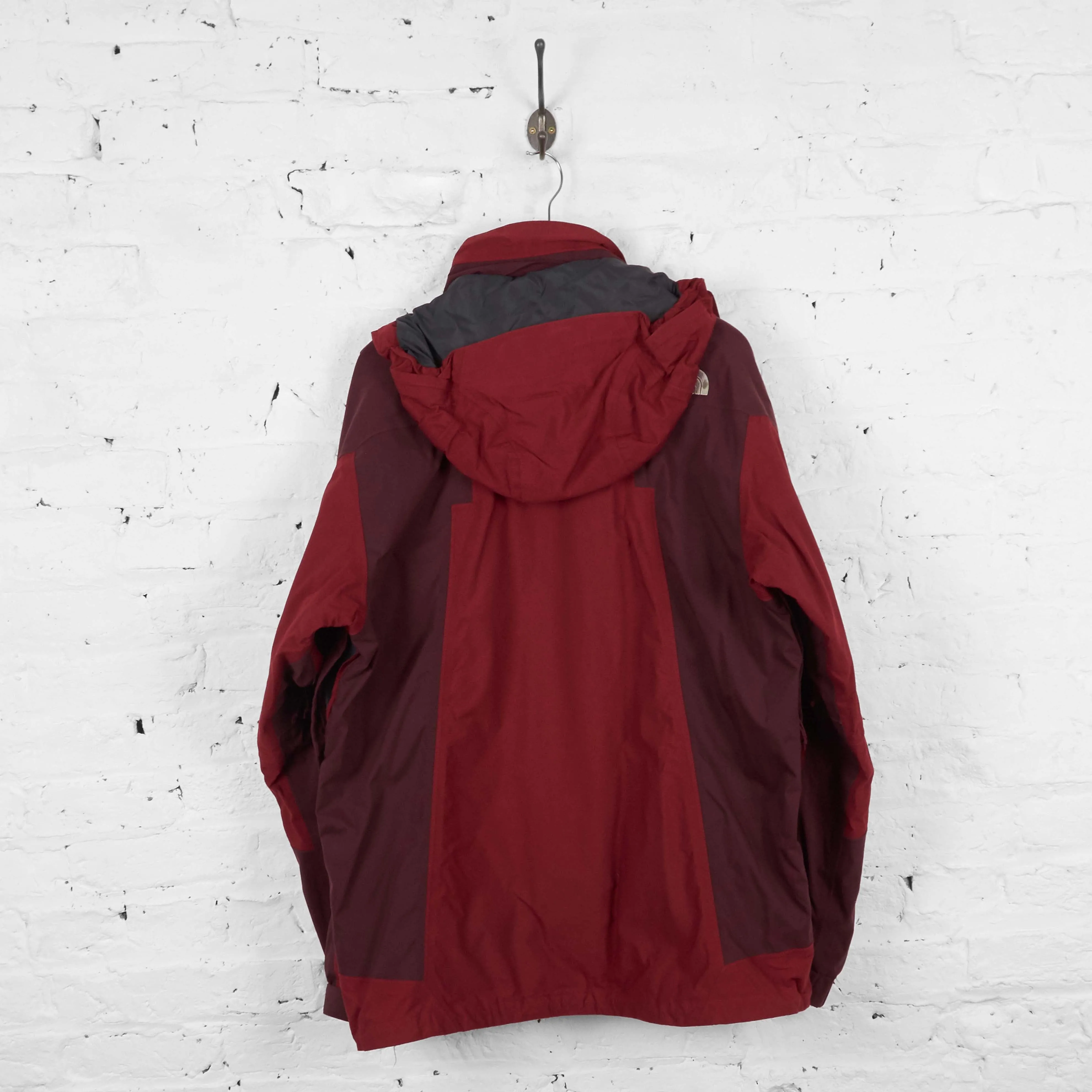 Vintage The North Face Hooded Coat - Red - XL