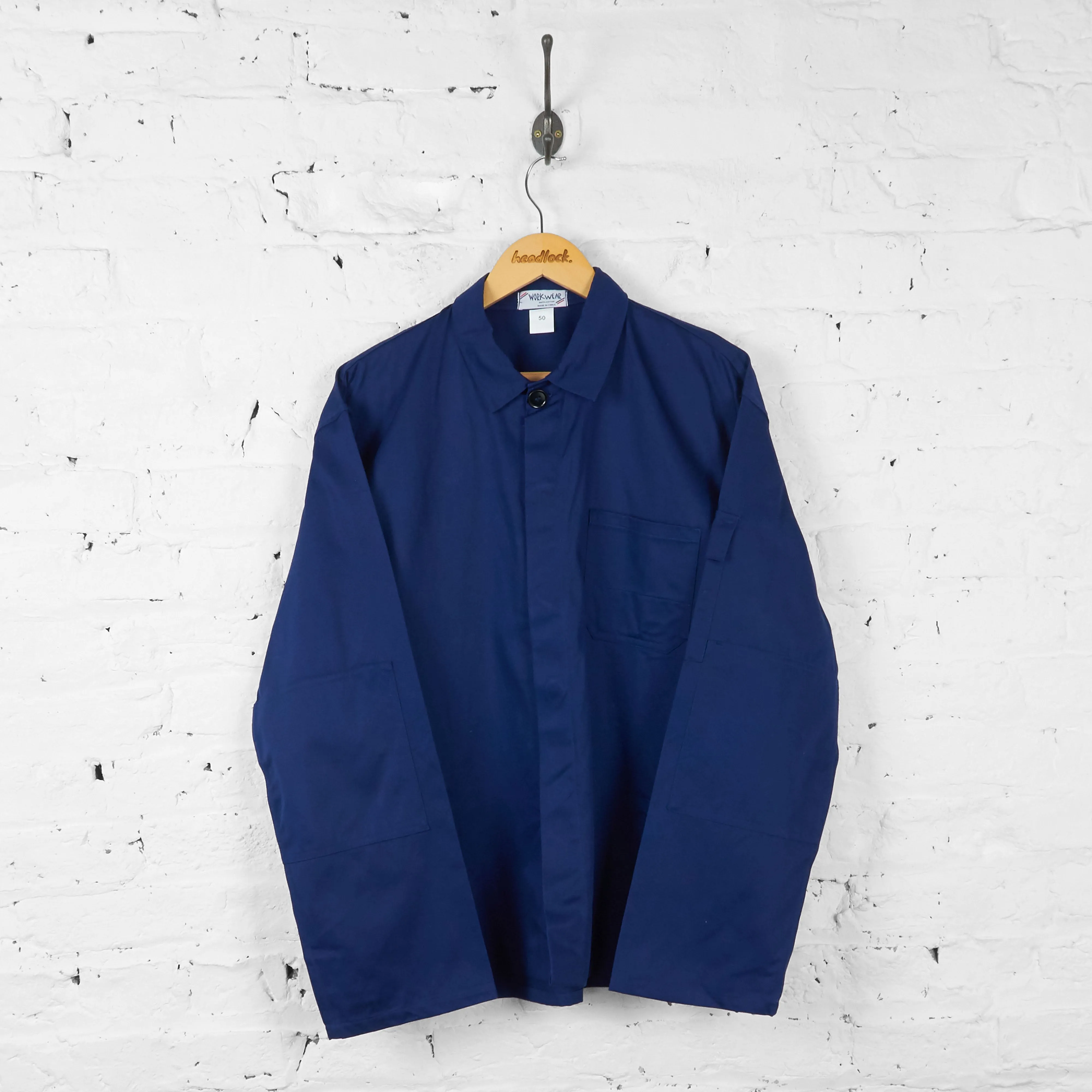 Vintage Workwear Chore Jacket - Blue - XL