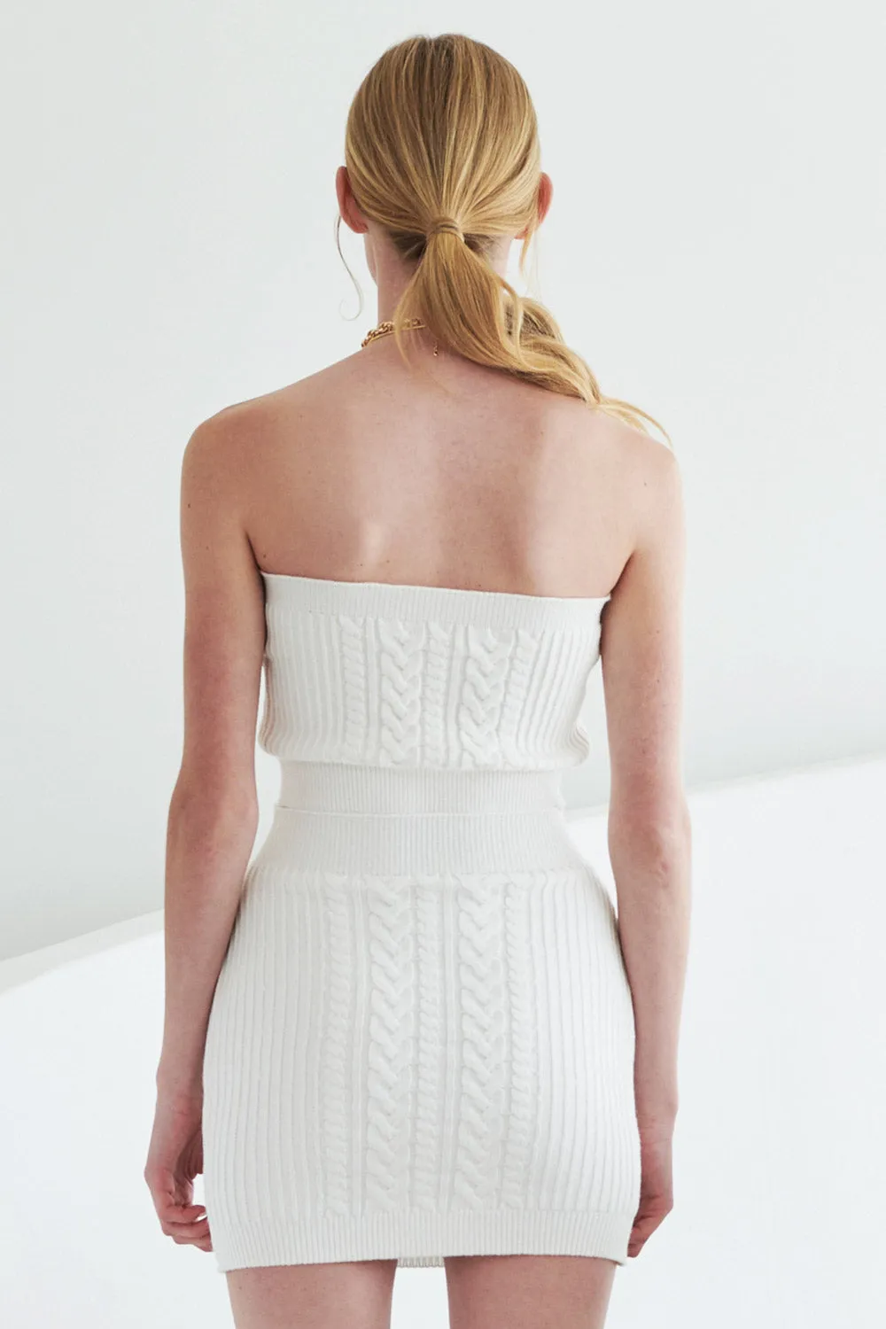 Vivian Cable Knit 2-piece Set