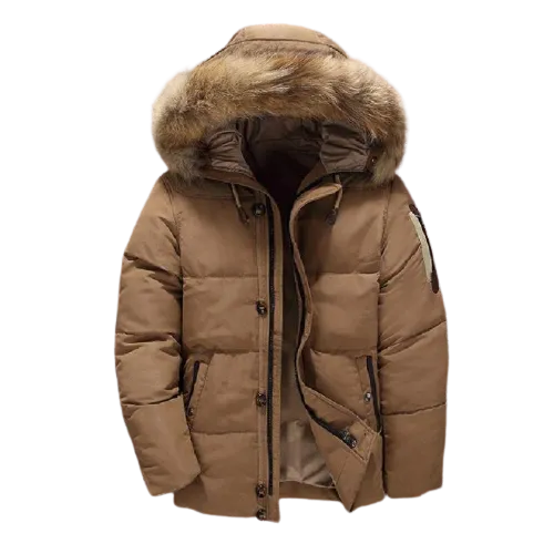West Louis™ Fur Hood Winter Down Jacket